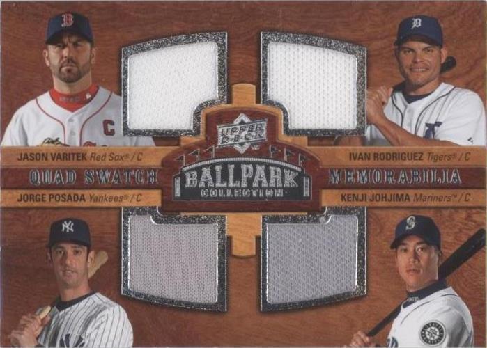2008 Upper Deck Ballpark Collection - Ivan Rodriguez Jason Varitek Jorge Posada #239 - 1 of 1