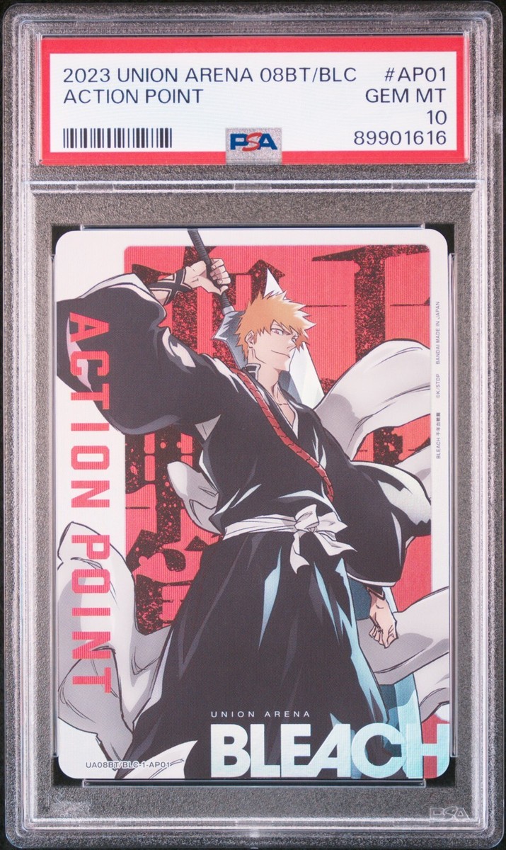 PSA10 UA08BT/BLC-1-AP01 Ichigo Kurosaki Action Point BLEACH PSA10 UA08BT/BLC-1-AP01 Ichigo Kurosaki Action Point BLEACH