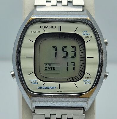 時計 CASIO 56QS-38 Casio Digital 56QS-38 Time Scan Quartz Vintage Men's Watch