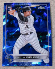 2022 Topps Chrome Sapphire #480 Colton Welker RC Rookie