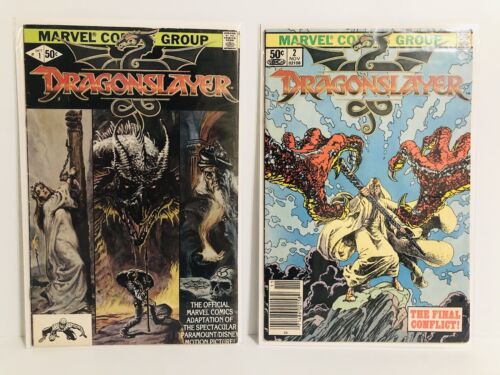 Dragonslayer #1-2 (Marvel Comics 1981) - Photo 1/10