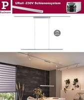 Paulmann Urail Led Pendel Lento Chrom Matt 41W Lichtaustritt Oben/Unten Dimmbar
