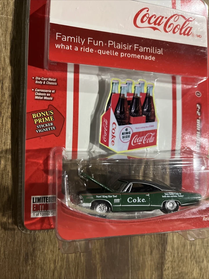 2007 Johnny Lightning, Coca-Cola, ‘65 Pontiac Catalina, release 4, LE 1/10,000 - Image 4 of 4