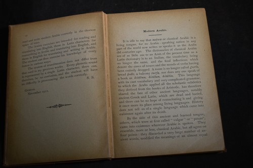 1912 *FIRST* A New Practical Grammar of the Modern Arabic of Egypt, S. Spiro Bey - Picture 5 of 12