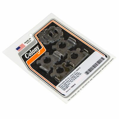 SPRINGER ROCKER STUD LOCK KIT Harley UL VL Knucklehead Panhead Servi . . 7609-6