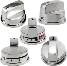 4x EBZ37189611 Range/Stove Knob for LG Gas Cooktop Oven Knob 1X EBZ37189609