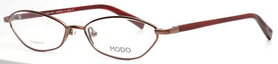 MODO 608 BWN Brown Womens Oval Full Rim Eyeglasses 53-14-140 B:27