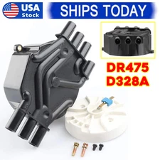 Ignition Distributor Cap & Rotor Kit for Chevy Cadillac GMC V6 4.3L DR475 D328A