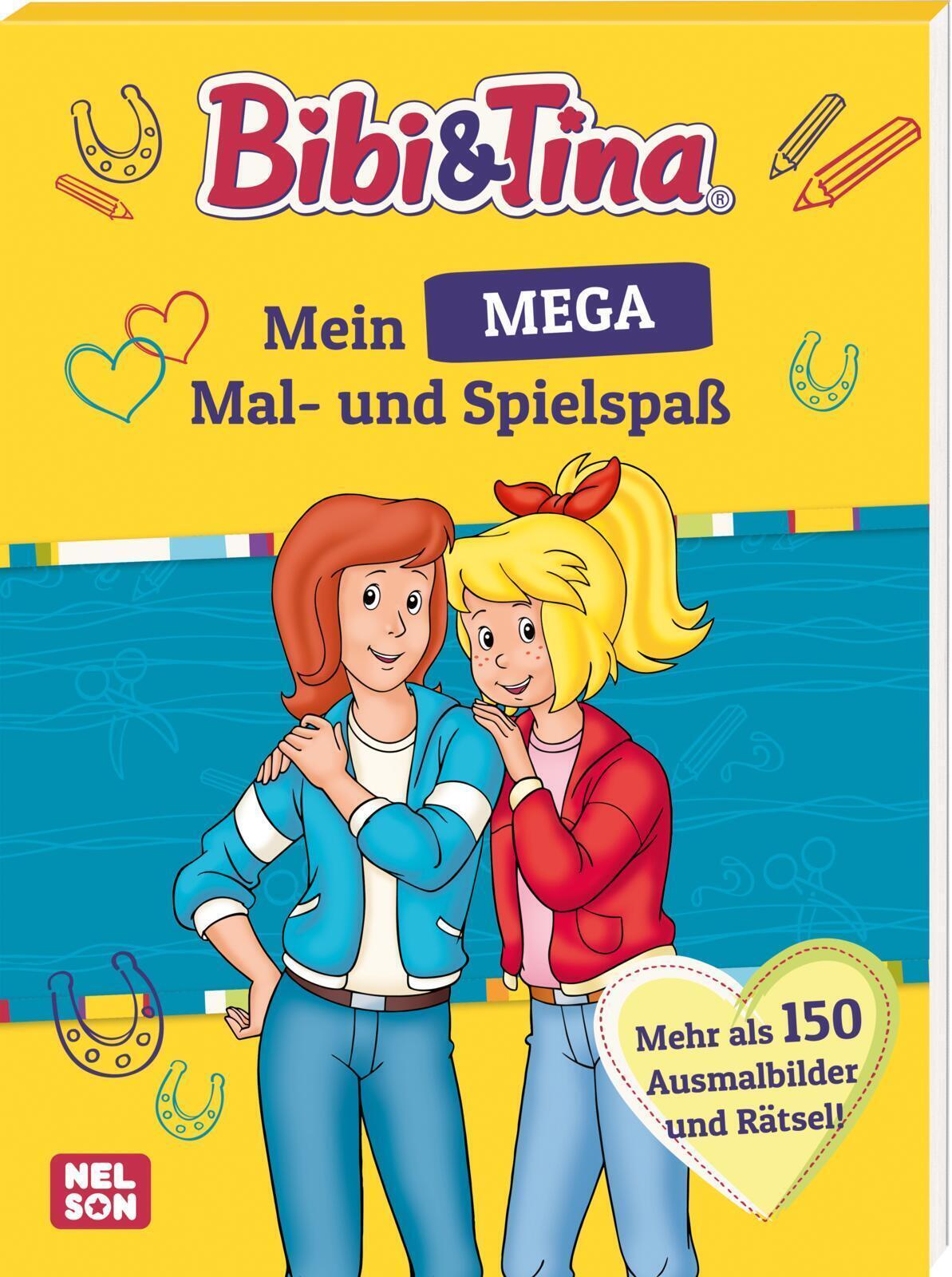 Thumbnail - Bibi Und Tina: Mein Mega Mal- Und Spielspaß | Taschenbuch | Bibi &