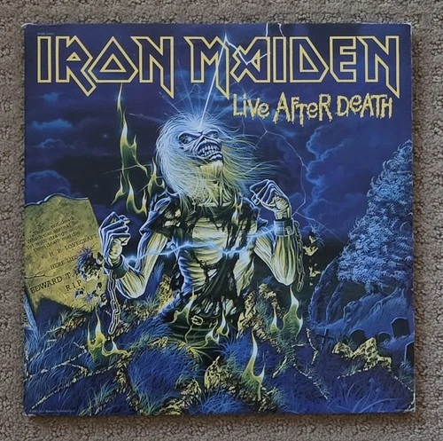 Iron Maiden Live After Death 2xLP vinyl record album Original 1985 Heavy Metal