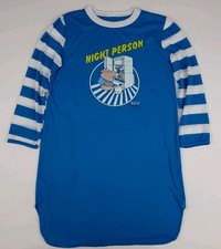 Vintage 80s 1981 Ziggy Night Person Cartoon Print Sleep Lounge Shirt Vtg USA