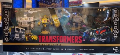 HASBRO TRANSFORMERS AGE OF PRIMES ULTRA MAGNUS BUMPER HORRI-BULL NEMESIS PRIME
