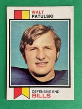 Walt Patulski 1973 Topps Rookie Football Card #293 - Buffalo Bills Defensive End