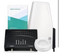 Cell Phone Booster for Home  Office,Up to 2000 sq ft,Cell Phone Signal Booster