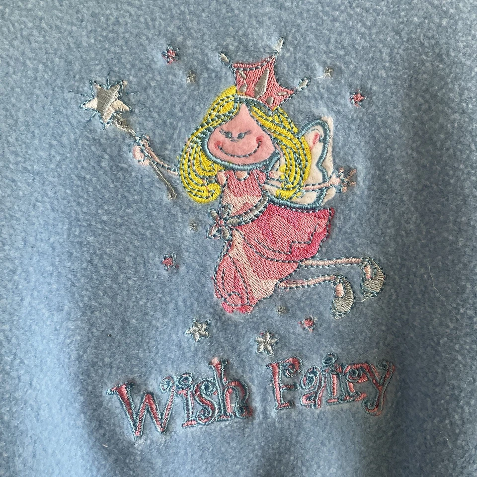Albornoz pijama bata polar azul princesa hada vintage GIRL THING talla L Foto 3 de 4