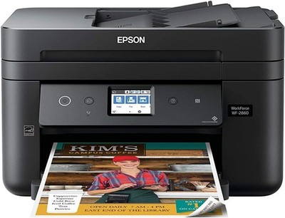 Epson WorkForce WF-2860 Inkjet All-In-One Printer - Black