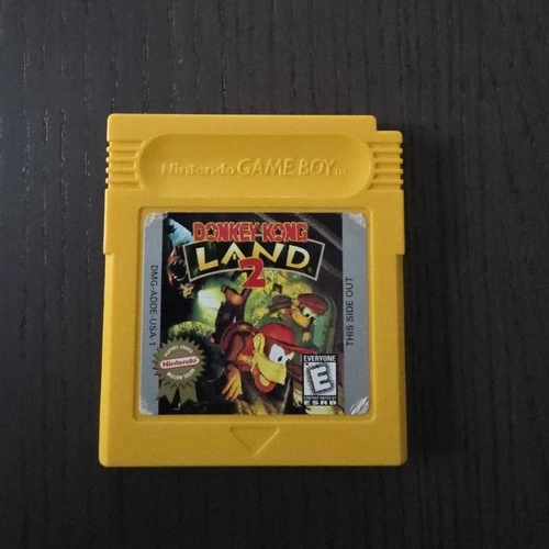 Donkey Kong Land 2 Nintendo Game Boy Color Advance Original GBA SP Works Tested