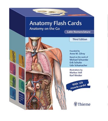 Anatomy Flash Cards, Latin Nomenclature | Anatomy on the Go | Anne M Gilroy