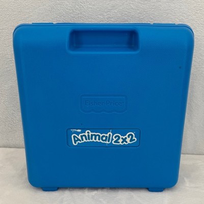 Vintage Fisher-Price Animal 2x2 Noahs Ark Matching Game w/ Case 2002 Y2K *READ*