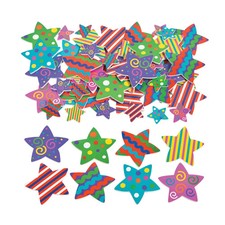 1" - 2" Bulk 500 Pc. Fabulous Foam Self-Adhesive Star Shapes