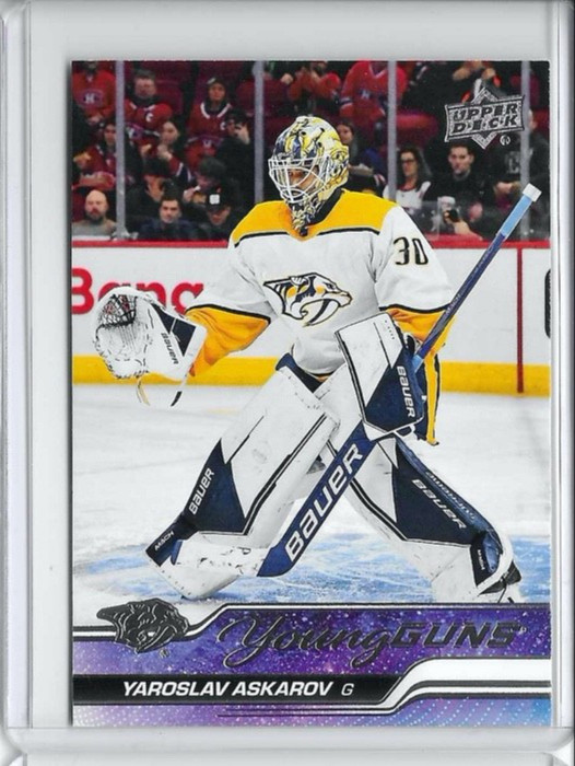 2023-24 Upper Deck Series 1 - Young Guns Yaroslav Askarov #204 (RC)