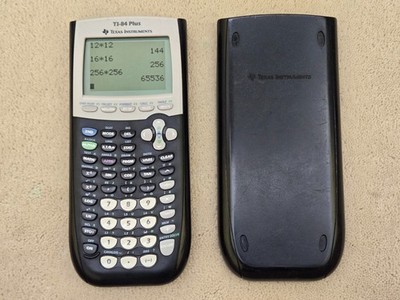 Texas Instruments TI-84+ Graphing Calculator, new batteries, works perfect