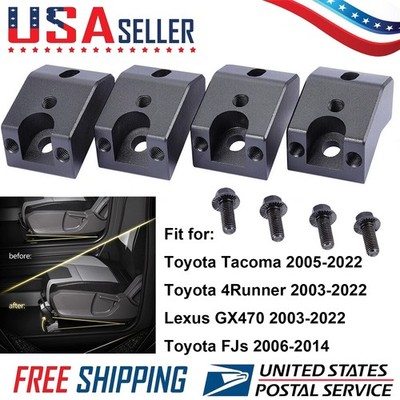 4PCS For Tacoma 2005-2022 Front Seat 1.25'' Riser Seat Spacers Jacker Lift Kit