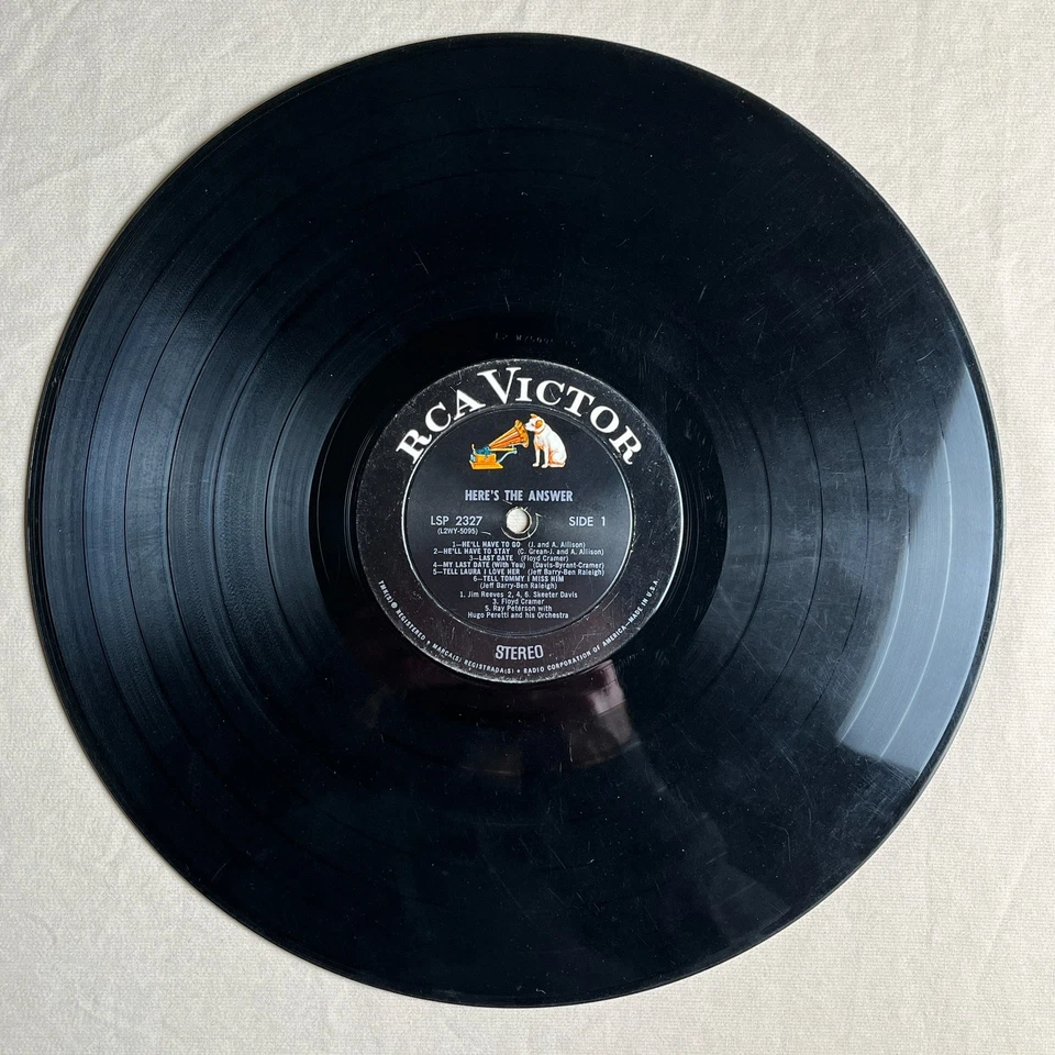 SKEETER DAVIS Here's The Answer 1961 Vinyl LP RCA LSP-2327 - G+ - Image 3 of 4