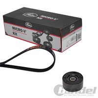 Gates Micro-V Kit KEILRIPPENRIEMEN-SATZ Passend FüR Nissan Juke Micra Note