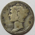 1917 Silver Mercury Dime - 90% Silver - #11315-35