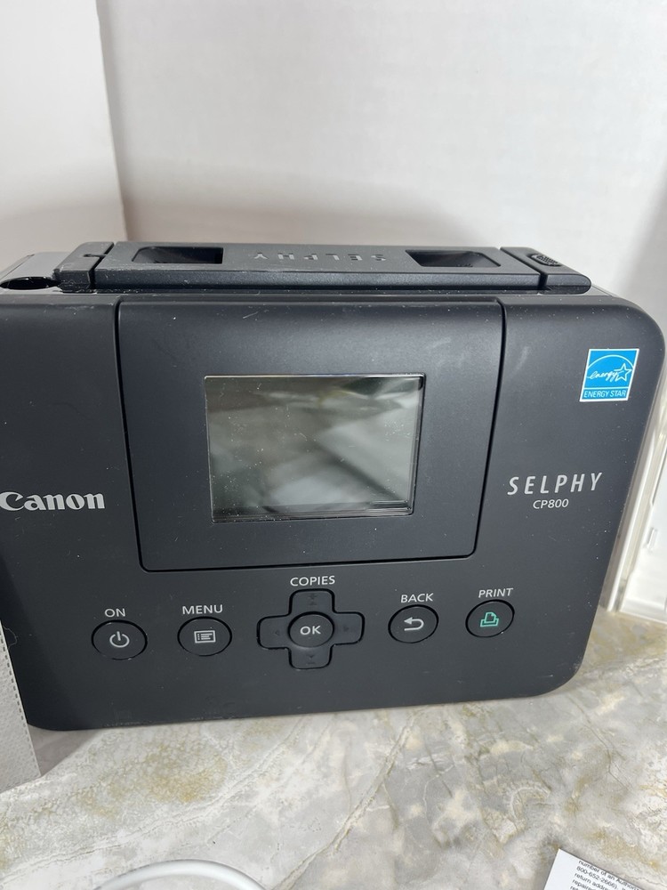 Photo Printer Canon SELPHY CP800 Bundle Box Paper Disc Tested Working