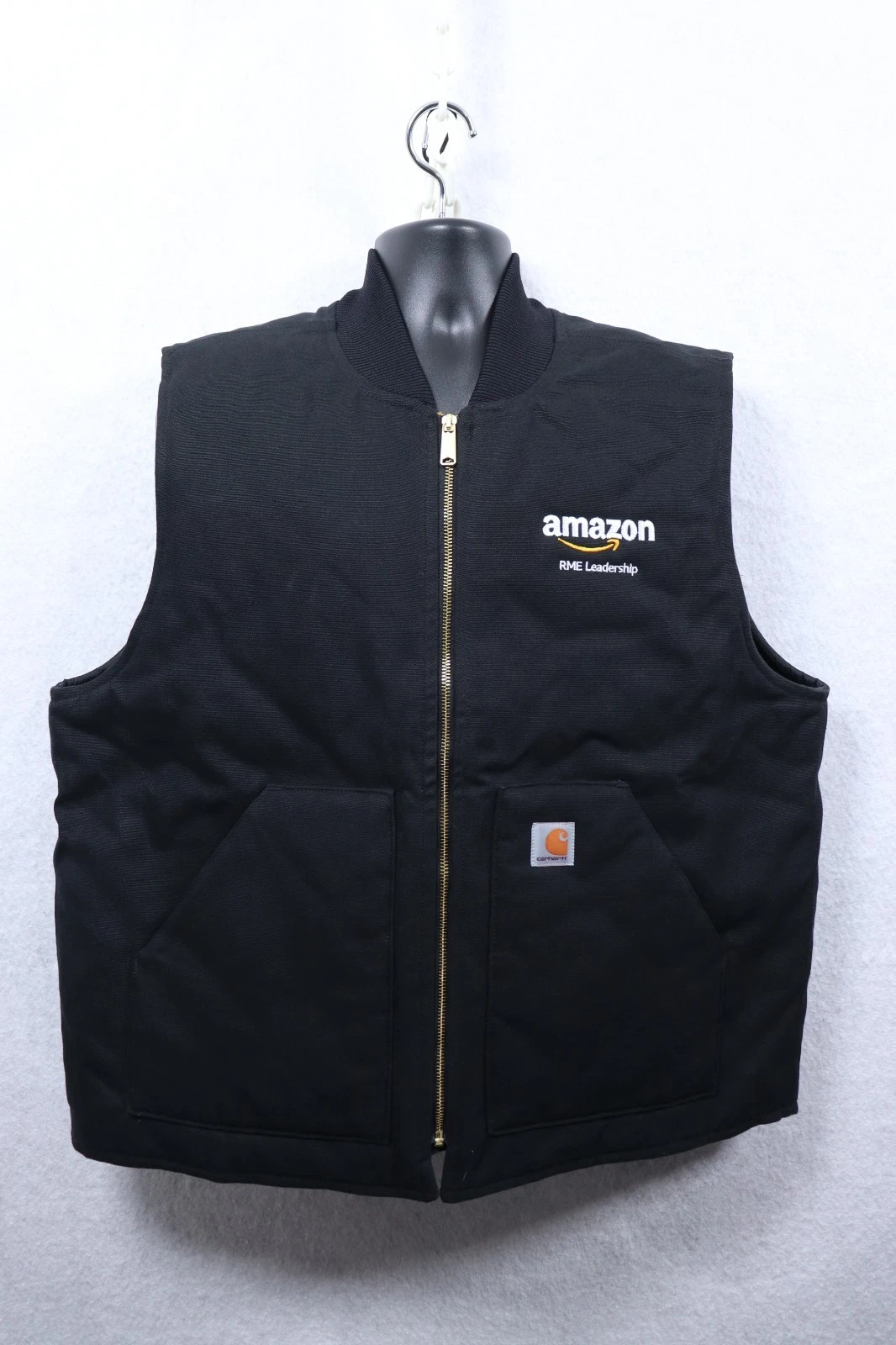 Carhartt Relaxed Fit Firm Duck Insulated Rib Collar Vest Men Size XL Workwear
