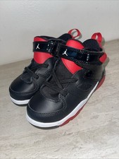 Jordan Flight Club '91 DM1687-006 Boys 8C Athletic Sneaker Black University Red
