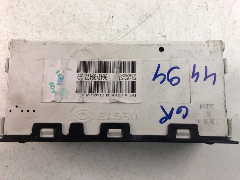 Computer di bordo CITROËN C3 I FC 9647409477 17136276 - Immagine 3 di 4