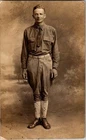 WW1 WWI US Army Military AEF Photo Postcard American Soldier Studio Portrait