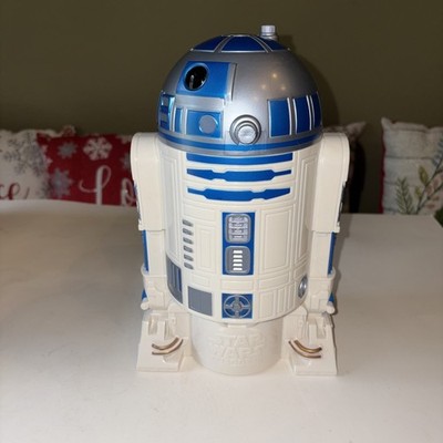 2005 R2-D2 Robot Droid Plastic Cookie Jar Star Wars Revenge of the Sith Kelloggs