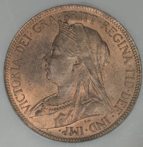 1899 NGC MS65RB GREAT BRITAIN HALFPENNY HALF PENNY CHESHIRE COLLECTION