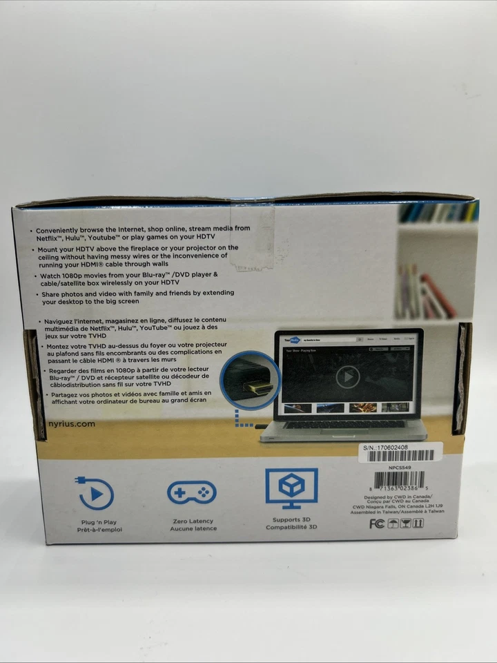 ARIES Prime Wireless HD Video Transmitter & Receiver System New Factory Sealed - Image 3 of 4
