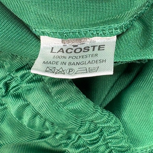 Lacoste pantaloncino uomo 3XL verde rosso logo coulisse vestibilità atletica lucido sciolto - Foto 7 di 10