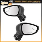 Pair Power Side Mirrors Left and Right Paint to Match For 2011-2016 FORD FIESTA