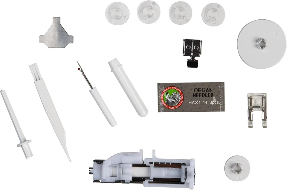 Janome MOD-50 Computerized Sewing Machine with 50 Built-In MOD-50, Red - Image 4 of 4