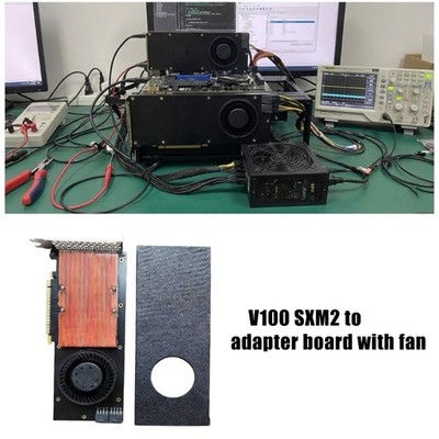 V100 SXM2 Gpu Adapter Card With Integrated Fan For Enhances Thermals Control