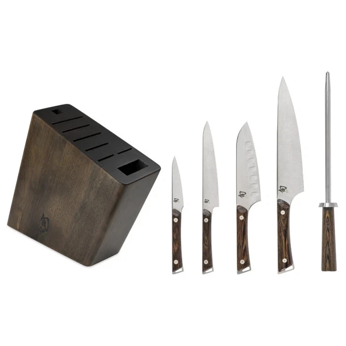 Shun Kanso 6 Pc Block Knife Set SWTS0600 NEW
Opens in a new window or tab
