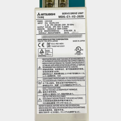 NEW MITSUBISHI MDS-C1-V2-2020 SERVO DRIVE MDSC1V22020 FREE NEW MITSUBISHI MDS-C1-V2-2020 SERVO DRIVE MDSC1V22020 FREE