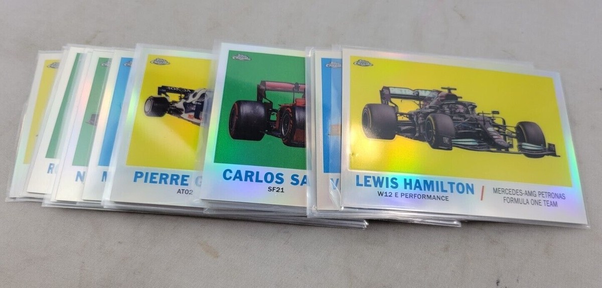 2021 Topps Chrome Formula 1 F1 Refractor T61 25 Card Set Complete