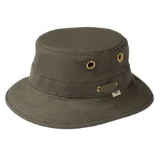 Tilley The Iconic T1 Bucket Hat, Olive, 7 5/8