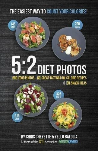 Vegetarian 5:2 Fast Diet for Beginners, 5:2 Diet Photos 2 Books Collection Set - Picture 2 of 3