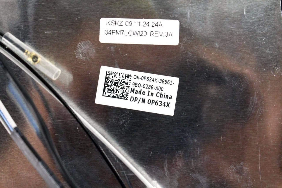 New Genuine Dell Studio 1535 1536 1537 15.6" Orange LCD Back Cover W/Hinge P634X - Image 4 of 4