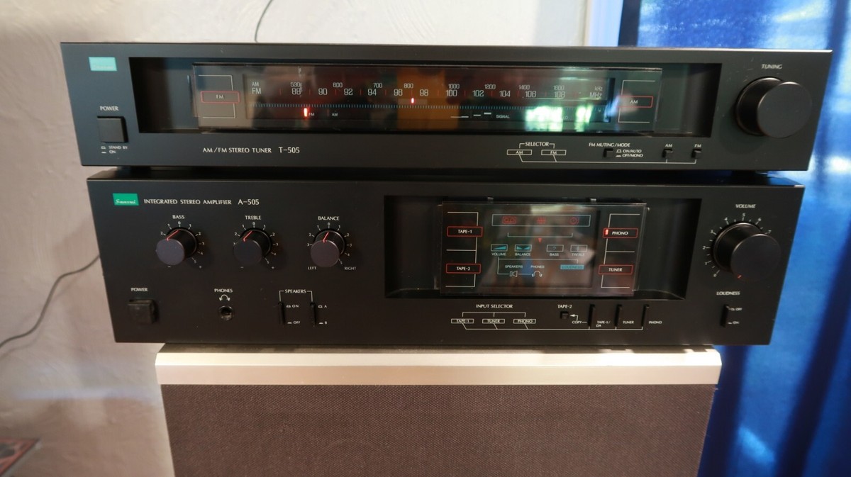 ■【￥50,000・1997年】SANSUI　AU-α505RXプリメインアンプ Sansui AU-505 Vintage Solid State Stereo Amplifier 23W+23W