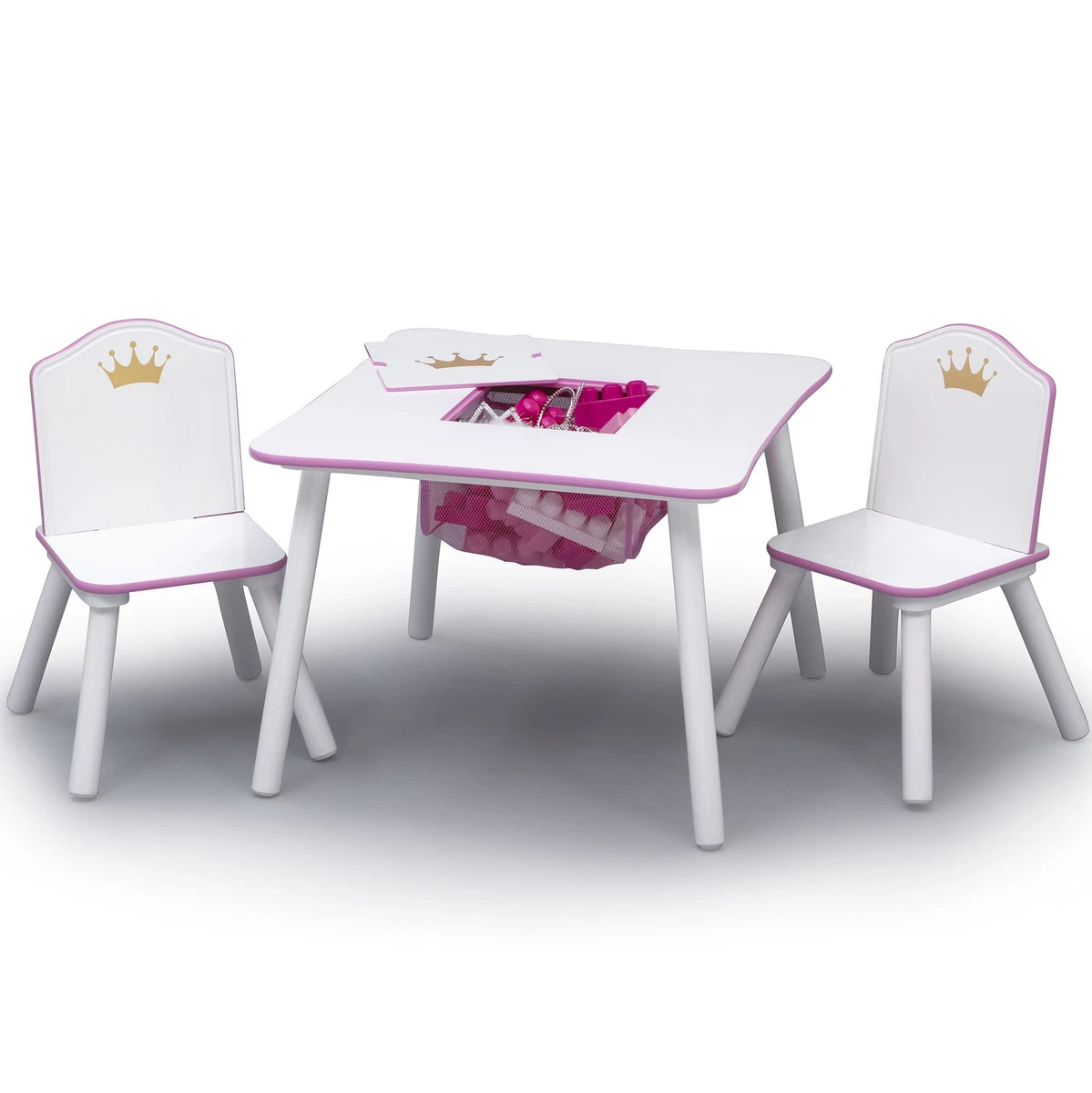 Delta children kids table and chair set storage sales
